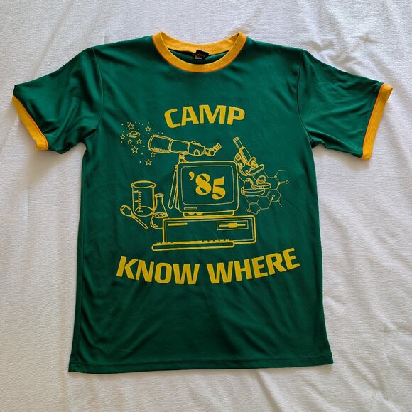 Netflix: 2019 Stranger Things Camp Know Where Ringer T Shirt - Picture 1 of 6